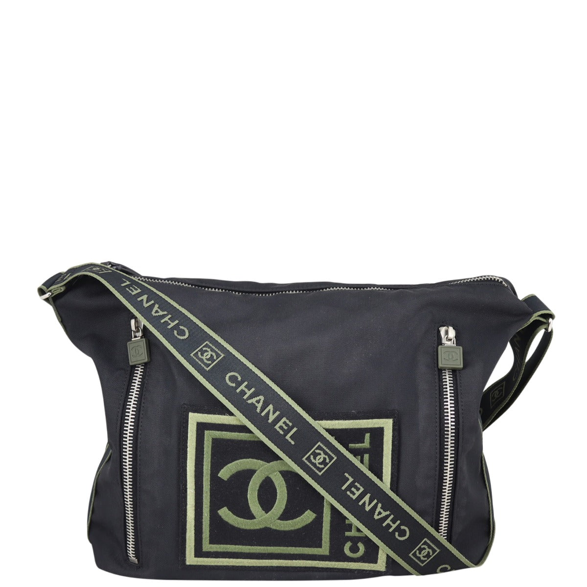 Chanel Nylon CC Logo Sportline Shoulder Bag