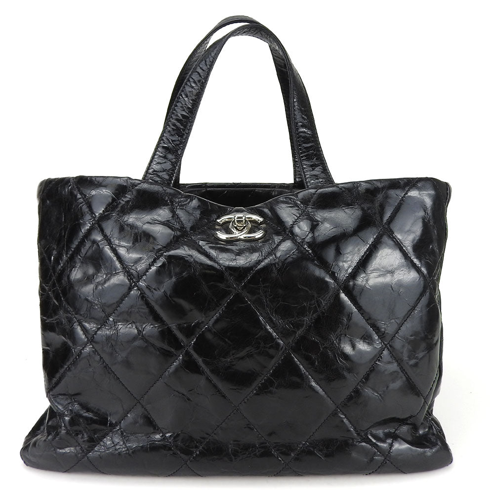 Chanel Portobello Leather Tweed 2way Tote Bag