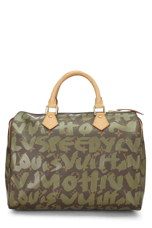 Louis Vuitton, Stephen Spro x Louis Vuitton Green Graffiti , Green