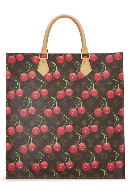 Louis Vuitton, Takashi Murakami x Louis Vuitton Monogram Cerises Sac Plat, Brown