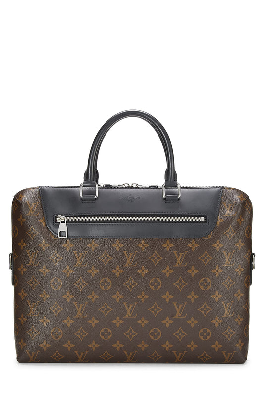 Louis Vuitton, Monogram Macassar Porte-Documents Jour, Brown