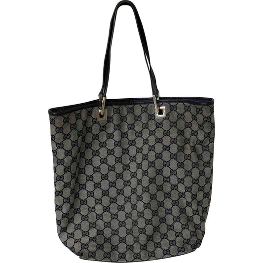 Gucci blue cloth handbag