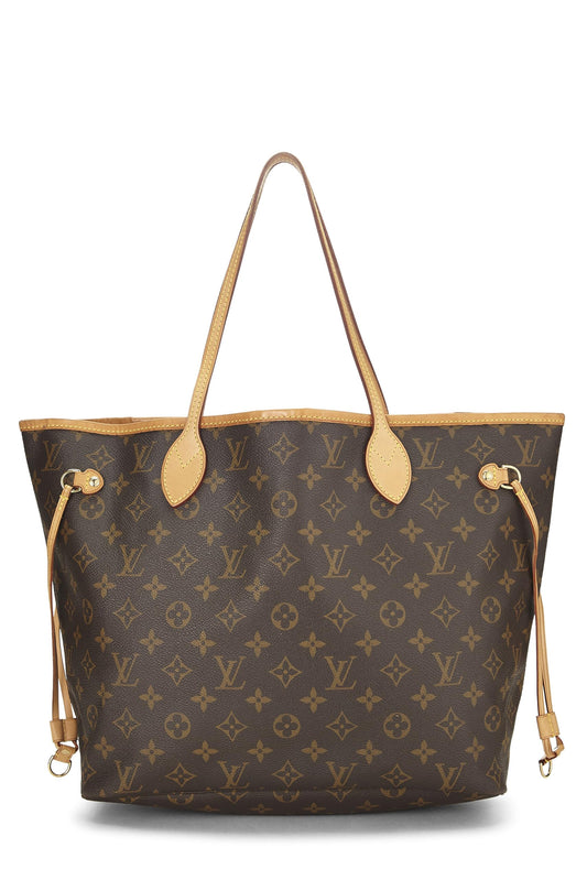 Louis Vuitton, Monogram Canvas Neverfull MM, Brown