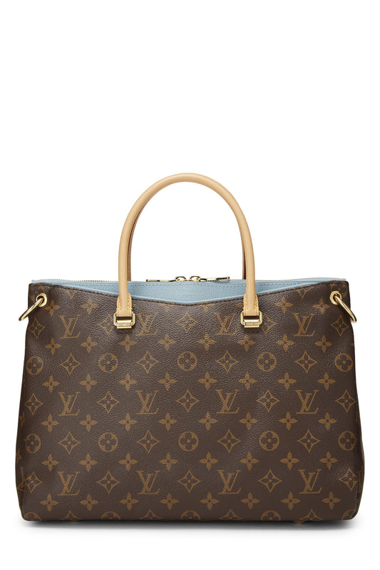 Louis Vuitton, Blue Monogram Canvas Pallas, Blue