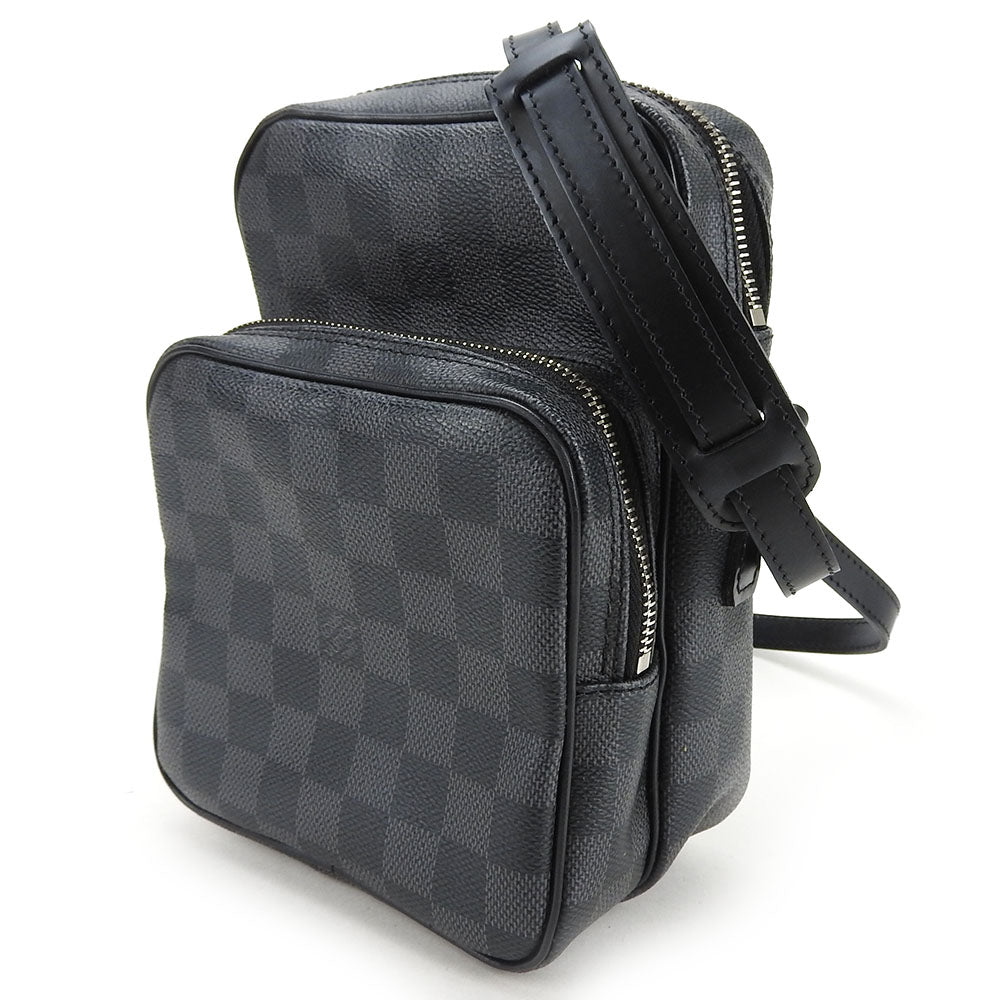 LOUIS VUITTON Shoulder Bag Damier Grafitte gray Rem