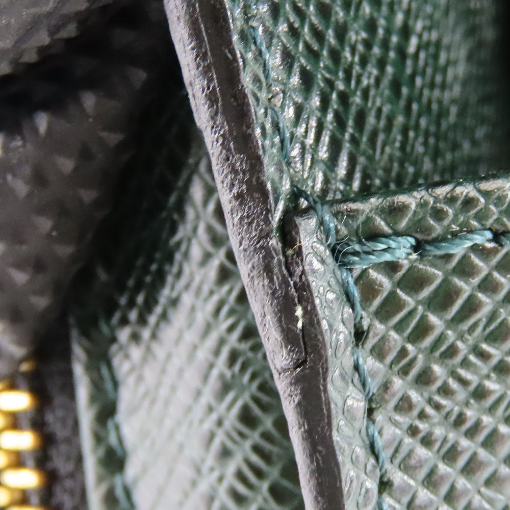 LOUIS VUITTON business bag M30184 Taiga green Baikal mens