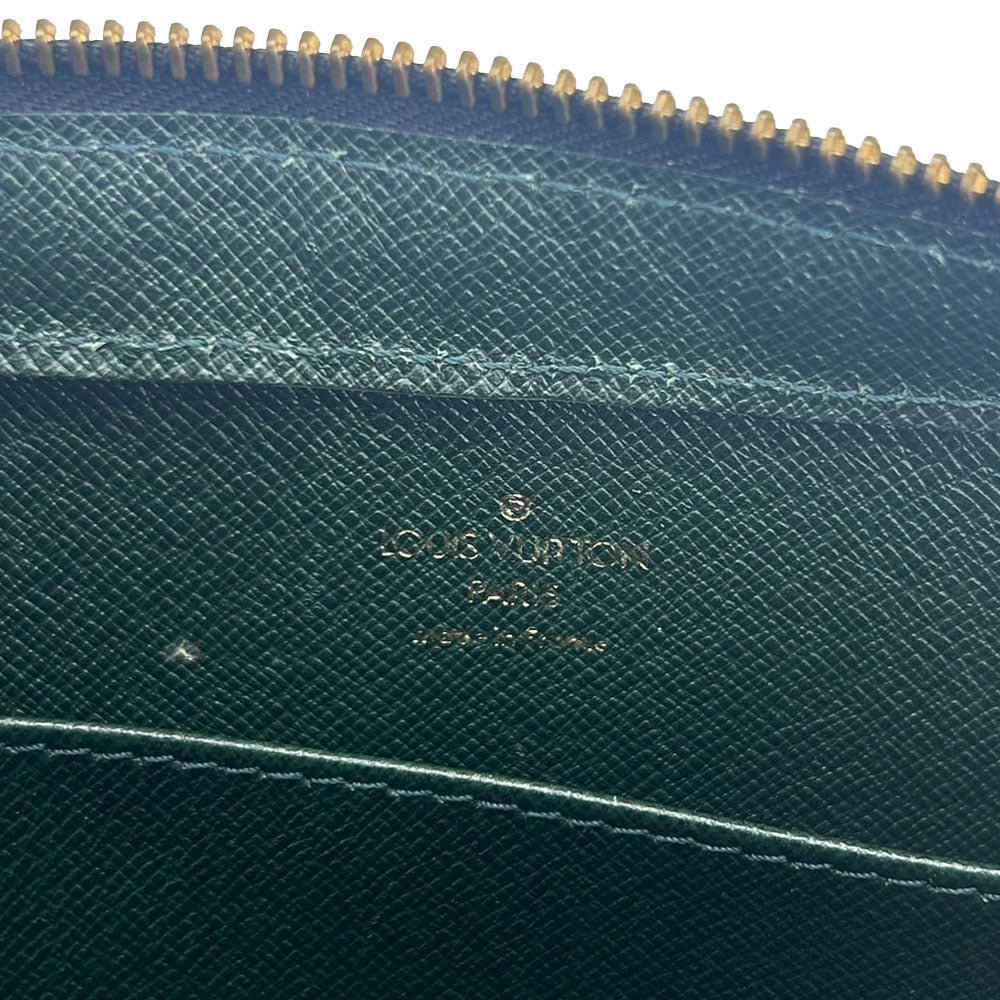 LOUIS VUITTON business bag M30184 Taiga green Baikal mens