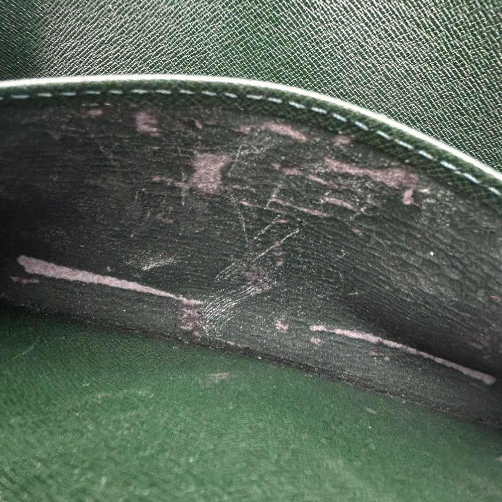 LOUIS VUITTON business bag M30184 Taiga green Baikal mens