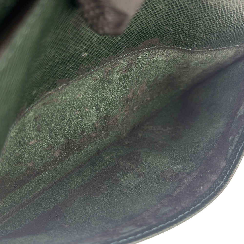 LOUIS VUITTON business bag M30184 Taiga green Baikal mens