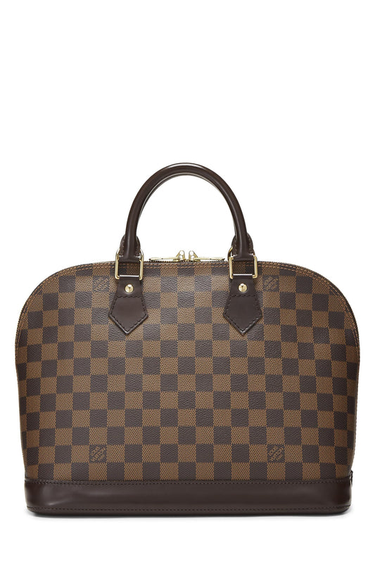 Louis Vuitton, Damier Ebene Alma PM, Brown