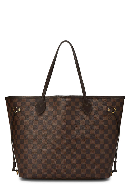 Louis Vuitton, Damier Ebene Neverfull MM NM, Brown