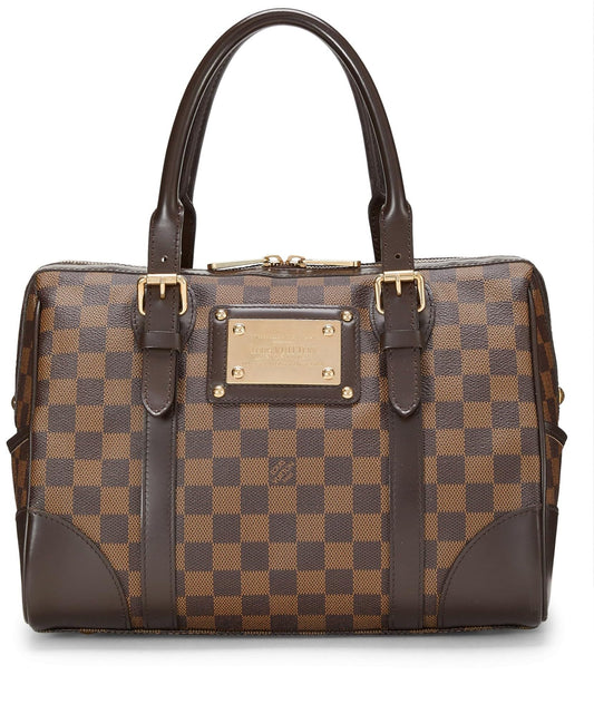Louis Vuitton, Damier Ebene Berkeley, Brown