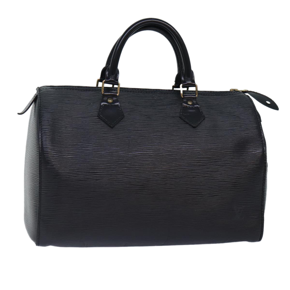 LOUIS VUITTON Epi Hand Bag Noir Black LV Auth