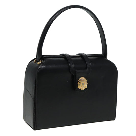 Luxury CELINE Hand Bag Leather Black 81877