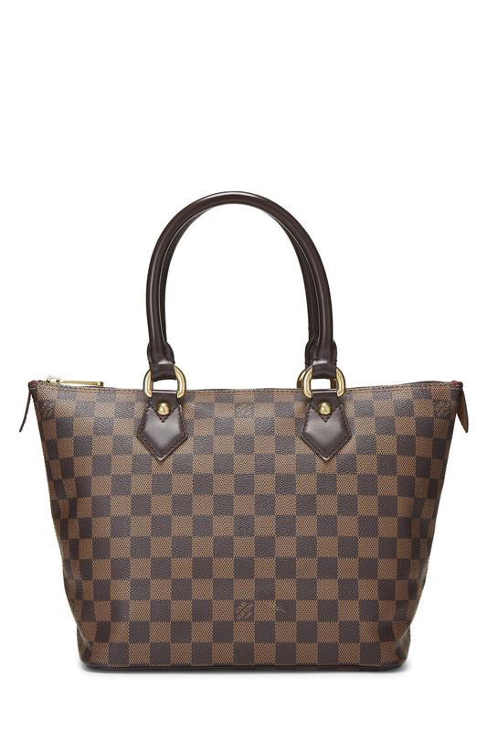Louis Vuitton, Damier Ebene Saleya PM, Brown