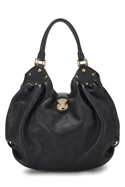 Louis Vuitton, Black Monogram Mahina Large, Black