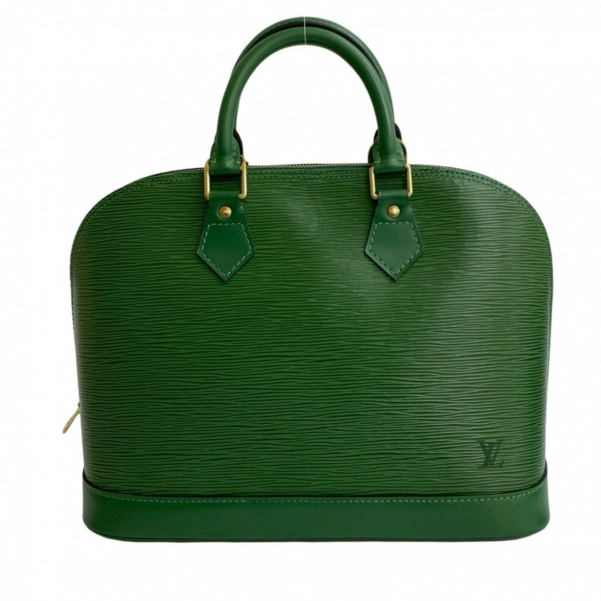 LOUIS VUITTON Handbag Epi Leather green Epi Alma Women