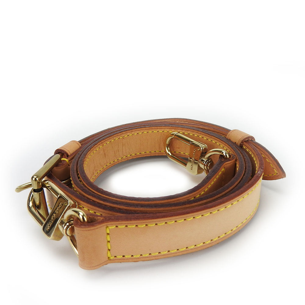 LOUIS VUITTON Shoulder strap Nume leather beige