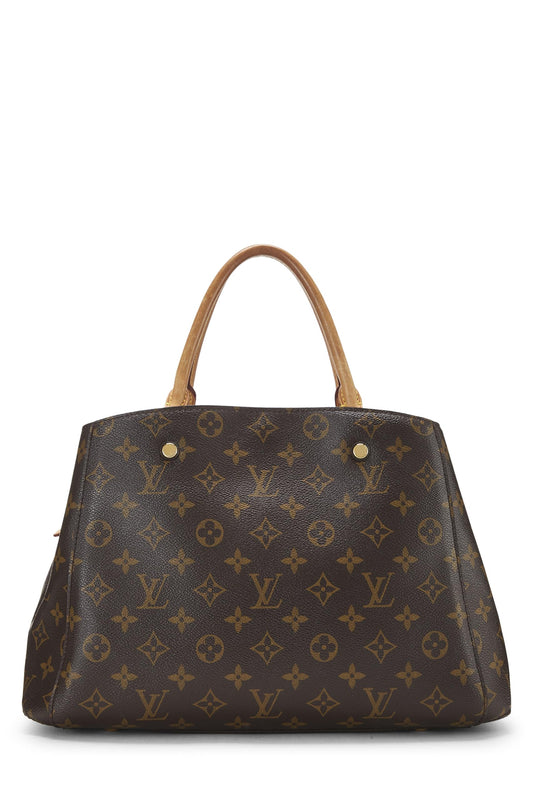 Louis Vuitton, Monogram Canvas Montaigne MM, Brown