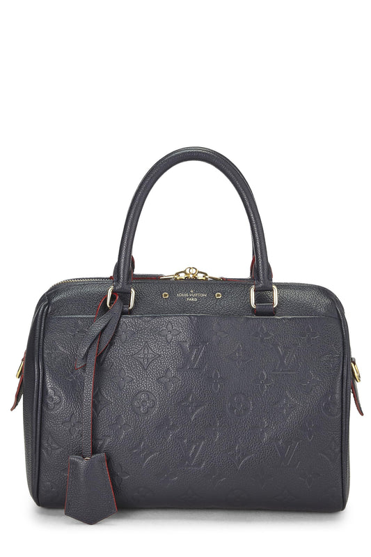 Louis Vuitton, Bleu Infini Monogram Empreinte Bandouliere 25, Navy