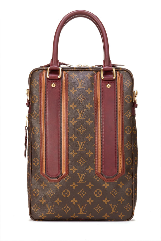 Louis Vuitton, Monogram Canvas Bequia Porte-Documents Vertical, Brown