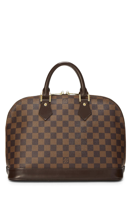 Louis Vuitton, Damier Ebene Alma PM, Brown