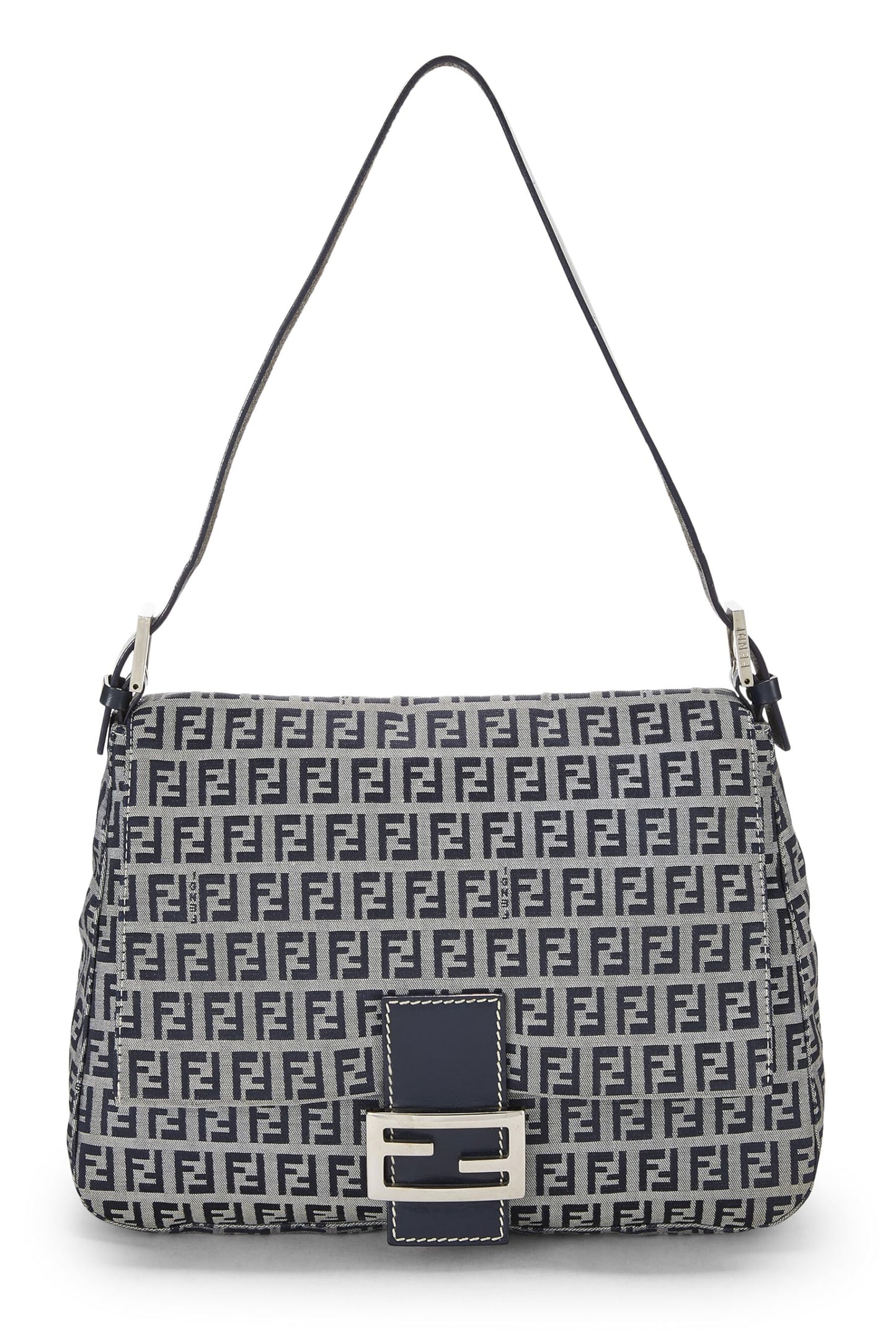 Fendi, Navy Zucchino Canvas Mama, Navy