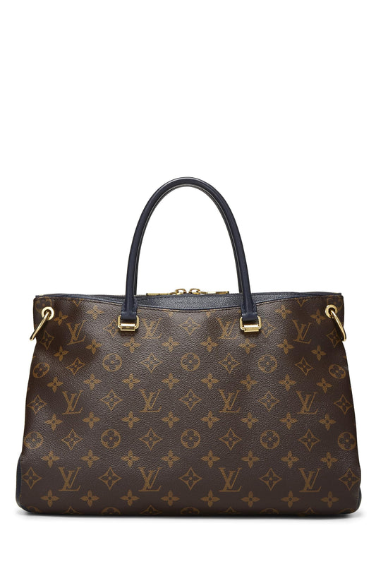Louis Vuitton, Navy Monogram Canvas Pallas NM, Navy
