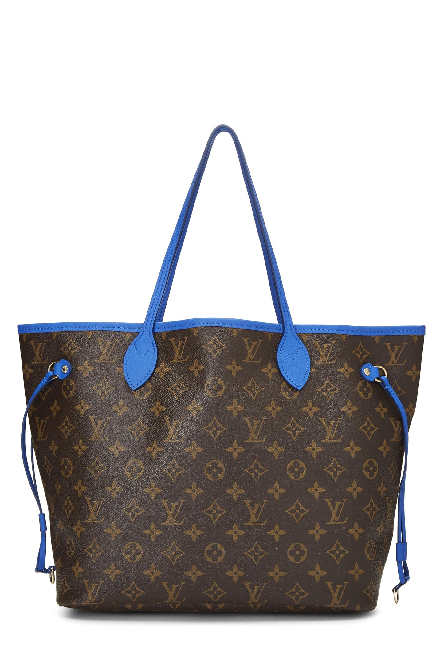 Louis Vuitton, Blue Monogram Canvas Ikat Flower Neverfull MM, Blue