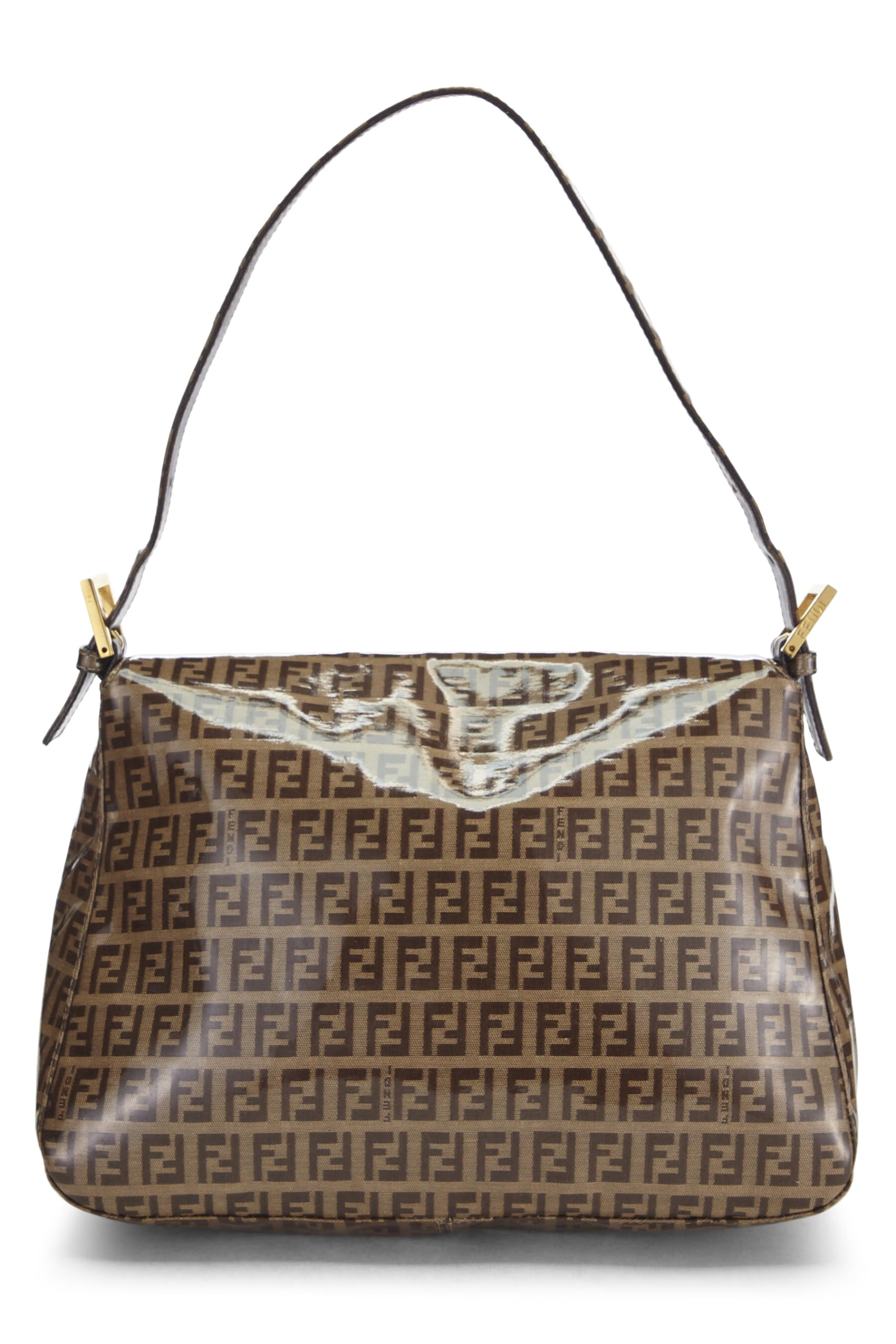 Fendi, Brown Zucchino Vinyl Mama, Brown