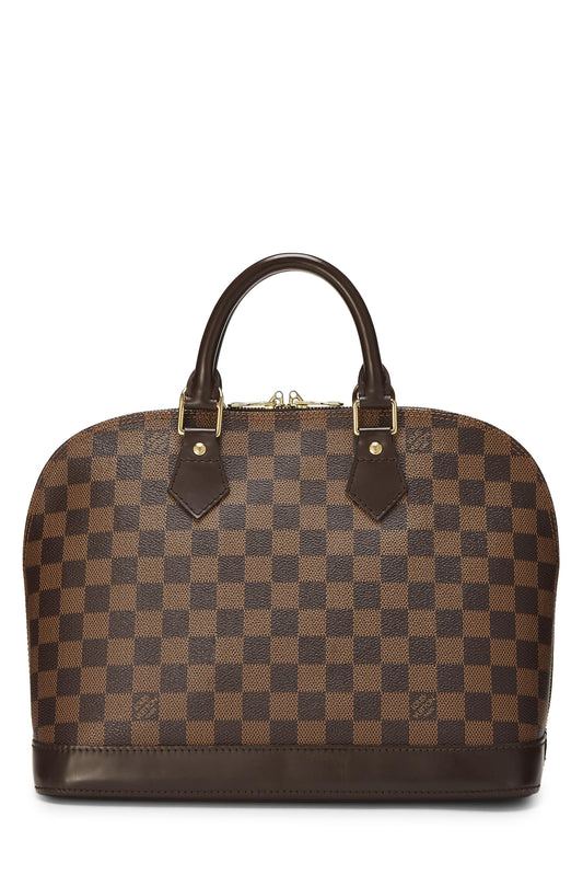 Louis Vuitton, Damier Ebene Alma PM, Brown