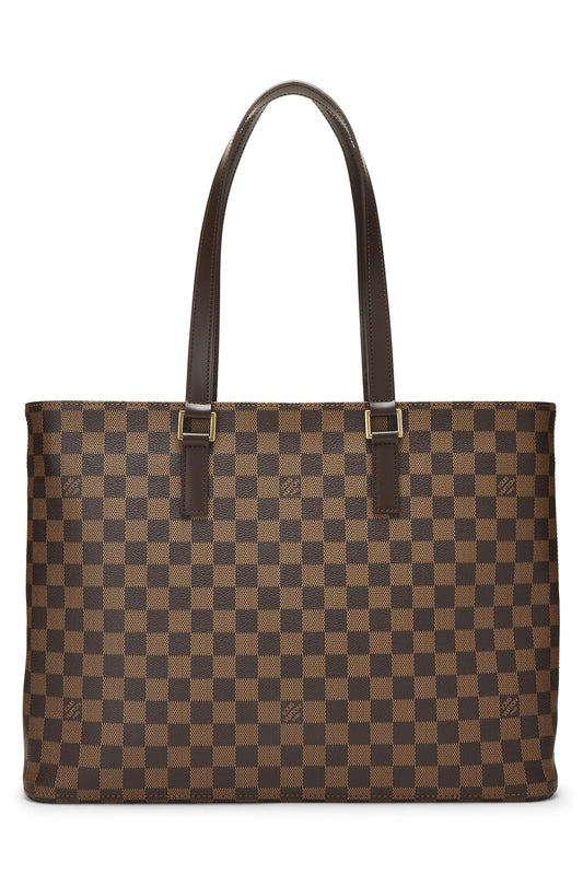 Louis Vuitton, Damier Ebene Canvas Luco, Brown