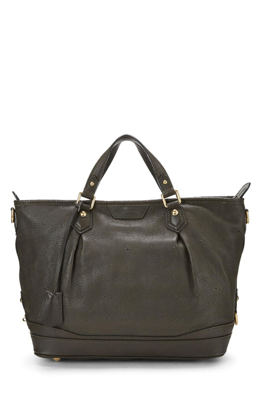 Louis Vuitton, Green Monogram Mahina Leather Stellar PM, Green