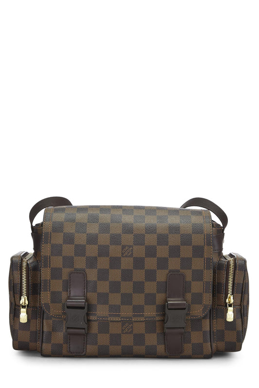 Louis Vuitton, Damier Ebene Melville, Brown