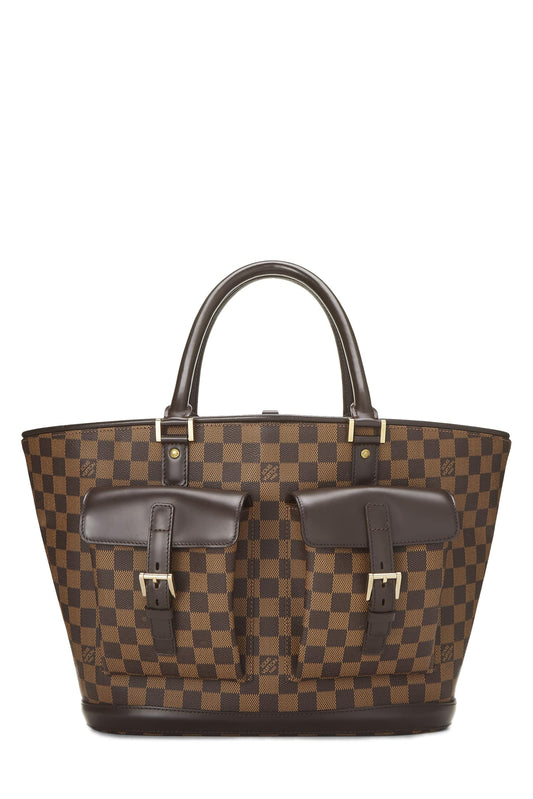 Louis Vuitton, Damier Ebene Manosque GM, Brown