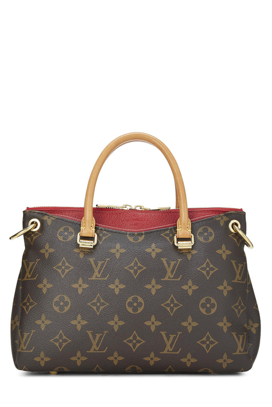 Louis Vuitton, Red Monogram Canvas Pallas BB, Red