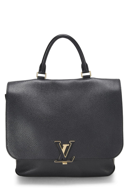Louis Vuitton, Black Taurillon Leather Volta, Black