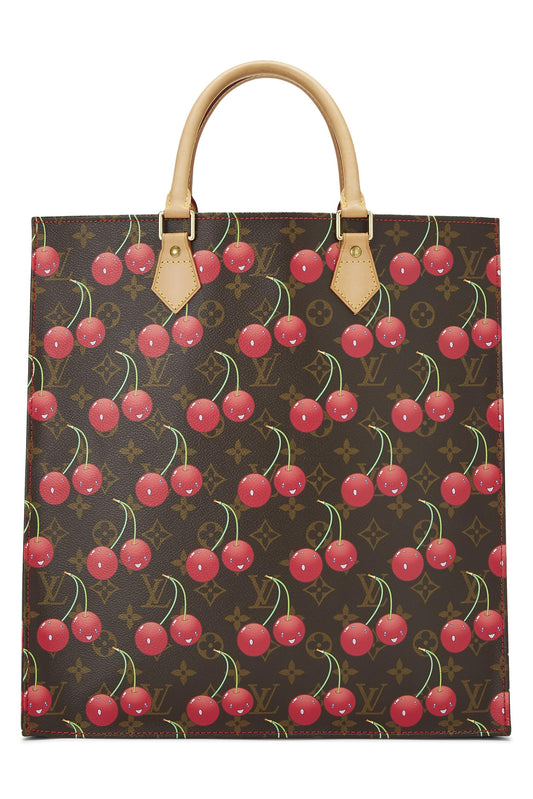 Louis Vuitton, Takashi Murakami x Louis Vuitton Monogram Cerises Sac Plat, Brown