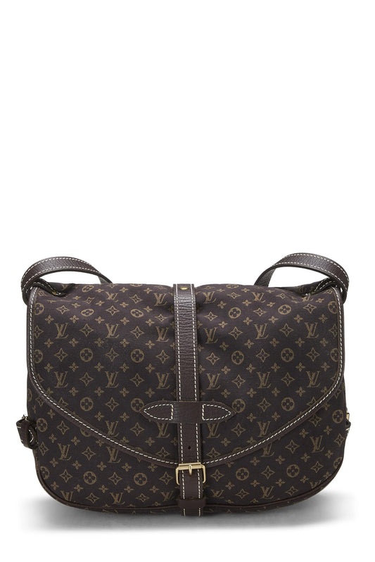 Louis Vuitton, Monogram Mini Lin Saumur 30, Brown
