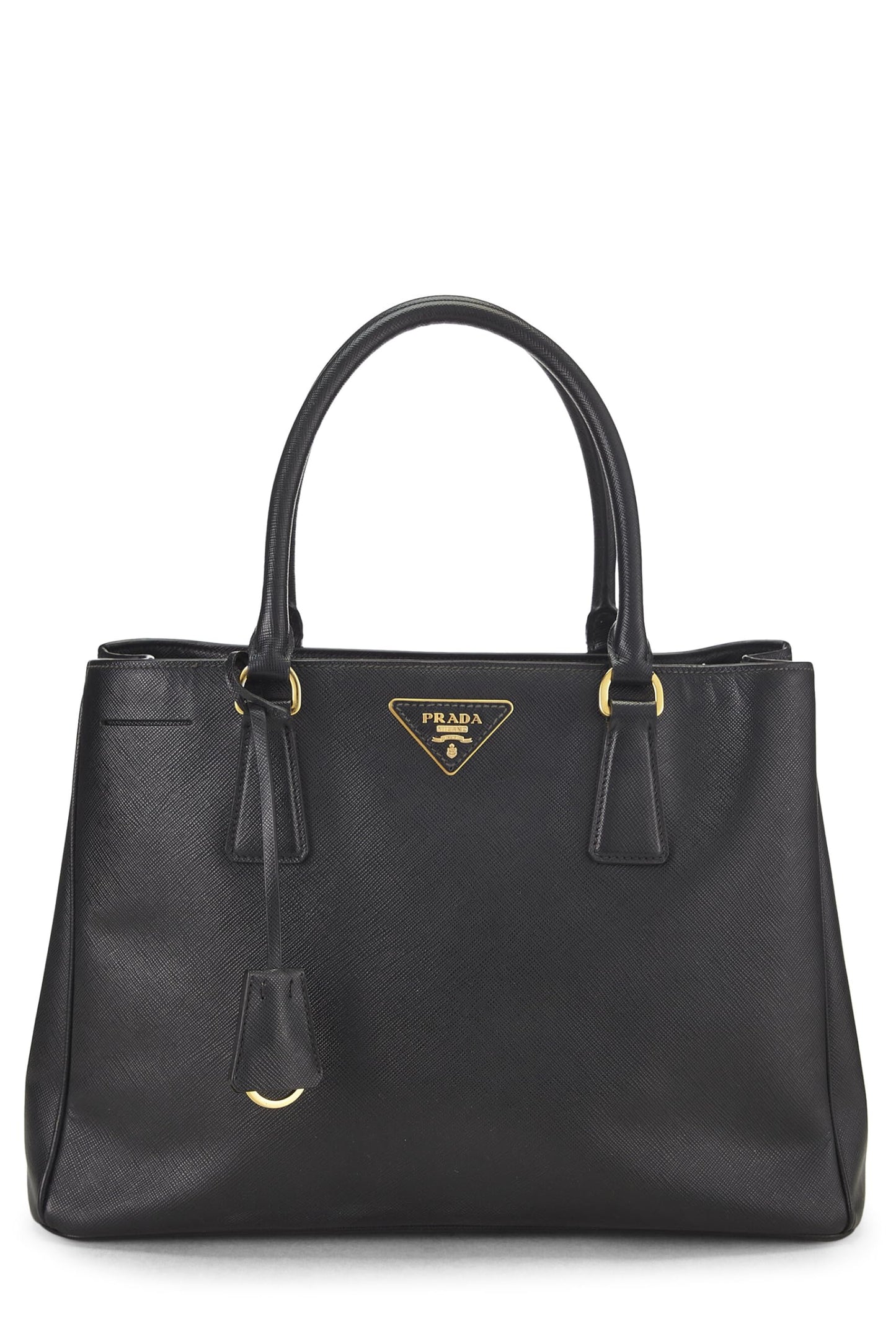 Prada, Black Saffiano Executive Tote Medium, Black