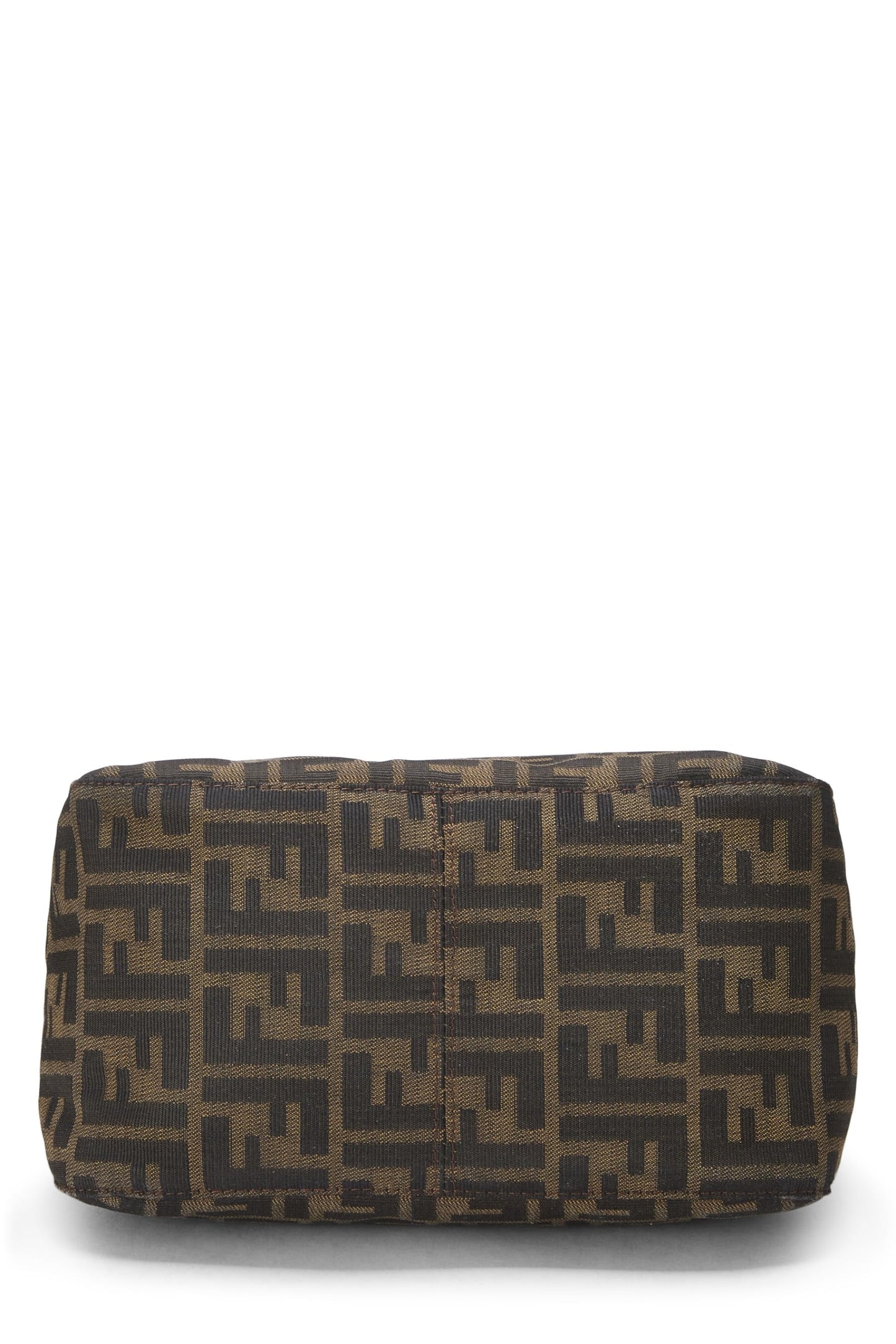 Fendi, Brown Zucca Canvas Shoulder Bag, Brown