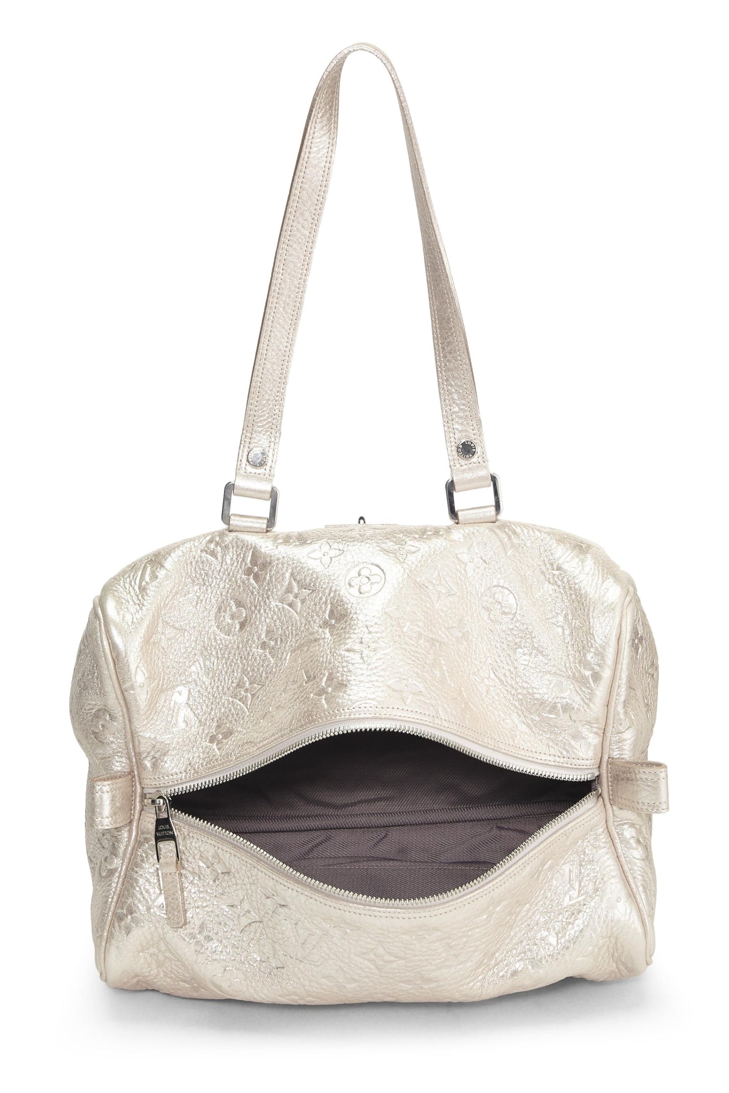 Louis Vuitton, Silver Monogram Shimmer Comete, Silver