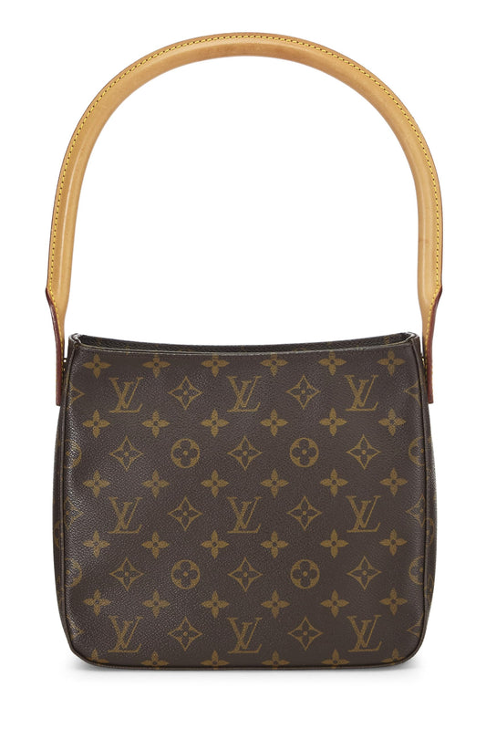 Louis Vuitton, Monogram Canvas Looping MM, Brown