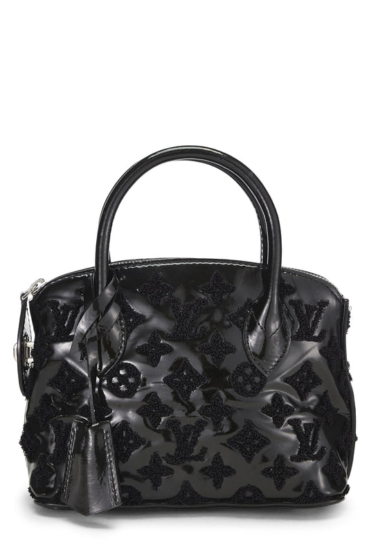 Louis Vuitton, Black Monogram Patent Leather Fascination Lockit BB, Black