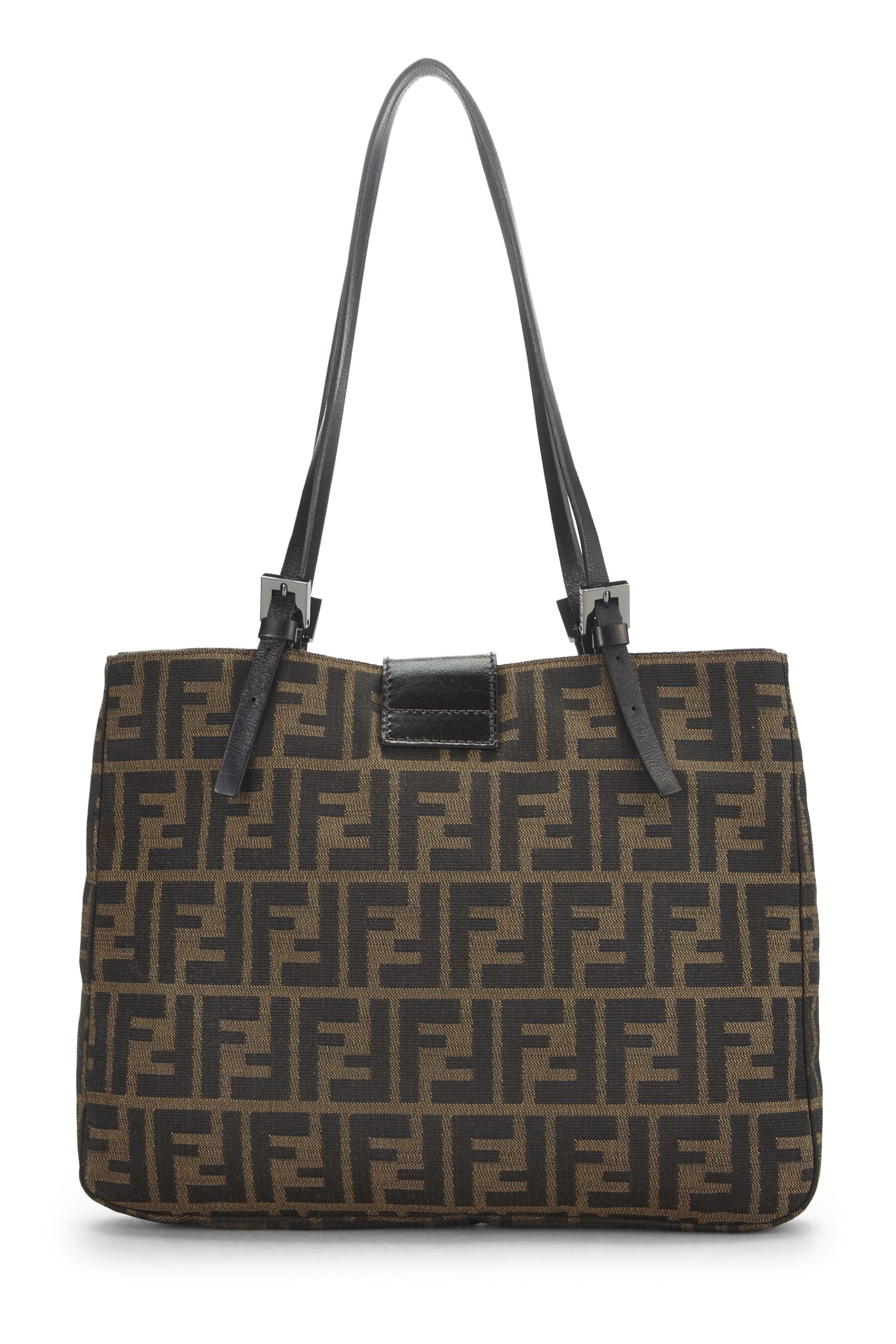 Fendi, Blrown Zucca Canvas Tote Small, Brown