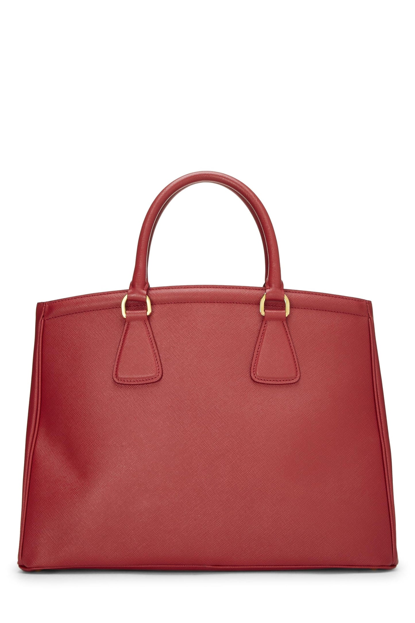 Prada, Red Saffiano Galleria Tote Large, Red