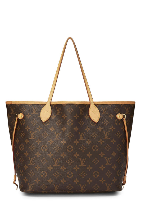 Louis Vuitton, Red Monogram Canvas Neverfull MM, Red