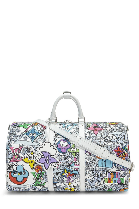 Louis Vuitton, Multicolor Monogram Comics Keepall Bandouliere 50, Multi