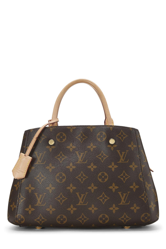 Louis Vuitton, Monogram Canvas Montaigne BB, Brown