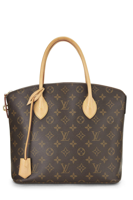 Louis Vuitton, Monogram Canvas LockIt Vertical MM NM, Brown